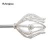 Silver White Alloy Fairy Wands for Girl Princess Wands for Kids Angel Wand for Party Cosplay Costume Wedding Birthday Party 49cm