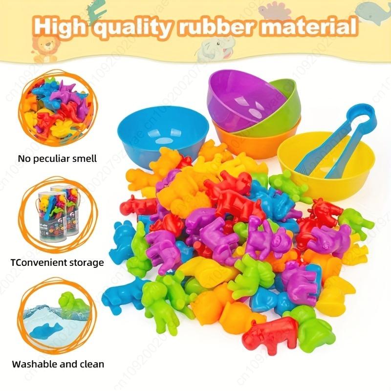 Non-Toxic 56/36Pcs Develop Kids' Fine Motor Skills With Colorful Weight Bear Counting & Arithmetic Tchildren Educational Sensory Toy