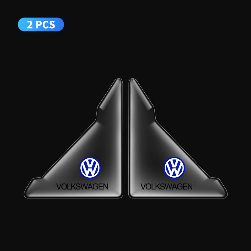 

2 Pcs Car Door Corner Cover Bumper Transparent Collision Anti-scratch Protector For Volkswagen Tharu Polo T5 GTI Tiguan R-Line