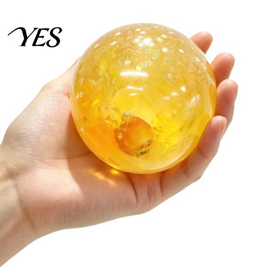 Ball Sensory Toys Clear Stress Fidget Toy, Anxiety Relief Squeeze Transparent Slow Rebound Toy for Home Office School