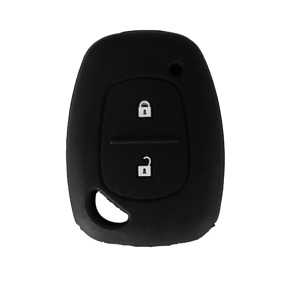 Silicone Car Key Fob Cover Case 2 Button For Renault Kangoo Traffic Master For Opel Vivaro Movano For Nissan Remote Shell