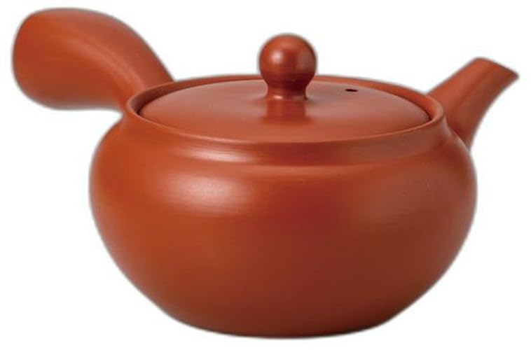 

Чайник из красной глины с простым сетчатым фильтром x 15 x Керамический чайник от Setomonohonpo [15 7.5см 350мл]