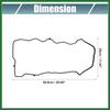 Motoforti Valve Cover Gasket NO.12341-5A2-A01 for Honda Accord 2013-2017 for Honda Cr-V 2015-2019 Long-lasting