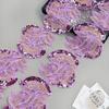Heavy Industry Multi-Color Mesh Yarn Bead Sequin Embroidery Flower Patch Lace Decoration Ethnic Style Dress Clothing Cloth Sticker