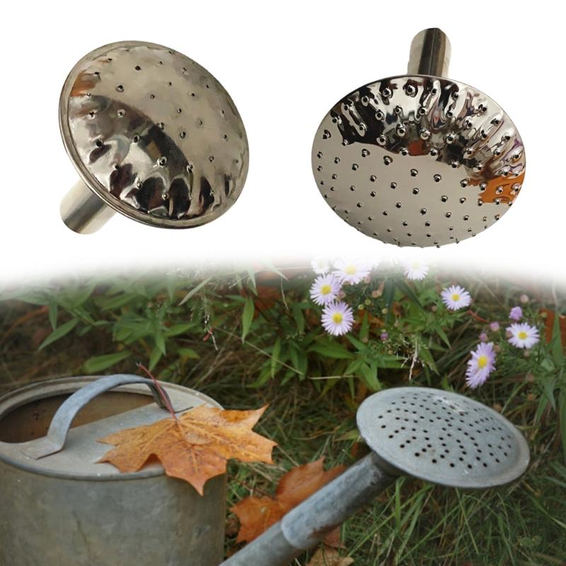 Watering Can Rose Head Stainless Steel Fine Watering Can Head Sprinkler Sprays Spout Rust Resistant Watering Can Nozzle