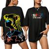 New American Retro Cotton Short-sleeved T-shirt Summer Unisex Loose and Breathable Cotton T-shirt Top