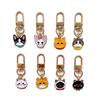 Cartoon Cute Fat Orange Siamese Cat Keychain - Alloy Pendant Gift