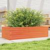 VidaXL Planter Wax Brown 90x40x23 Cm Solid Pine Wood, Outdoor Planter, Flower Box, Plant Box, 847225