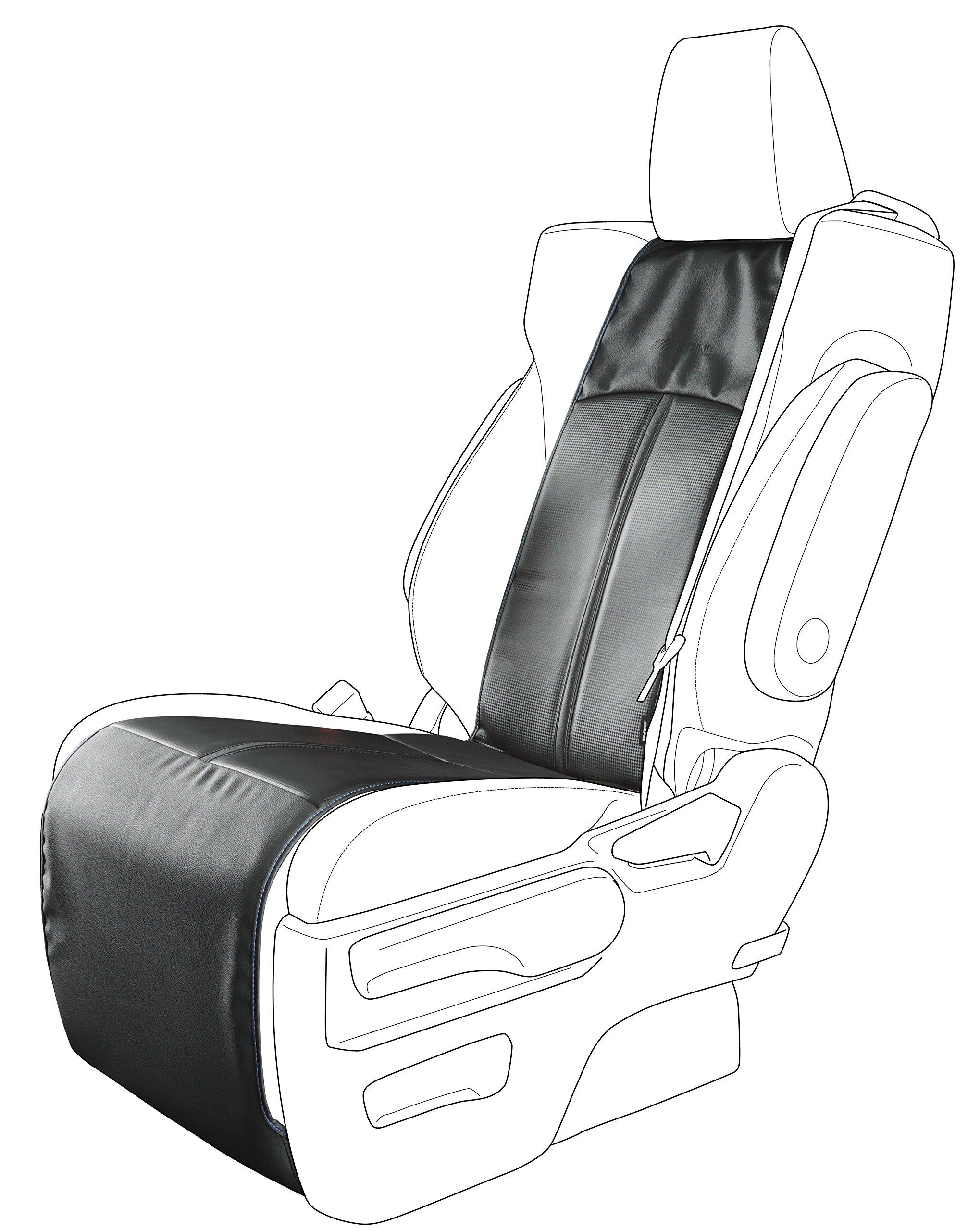 

Планирование нового автомобиля Alpine защищает от грязи и улучшает интерьер Чехол на второе сиденье для Alphard Vellfire Общий дизайн для левого и правого одного чёрный