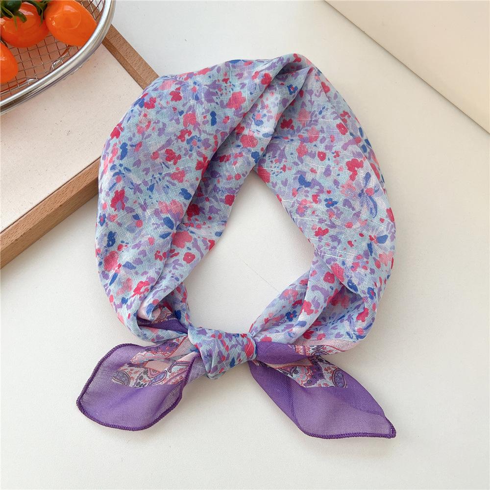 55cm Hair Scarf Cotton Square Scarf Hairband Headband Hairscarf Headscarf Turban Shawl Wrap Bandanas