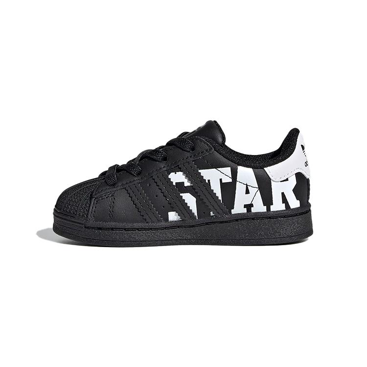 

Adidas Originals SUPERSTAR Abrasion Resistant Abrasion Resistant Low top Toddler Shoes Black White Infant And Toddler FV3758 22