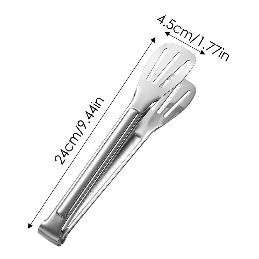 

Щипцы кухонные из нержавеющей стали для жарки, гриля, стейка, для сервировки хлеба, буфета, пищевые, кулинарные инструменты, нескользящий кухонный инструмент