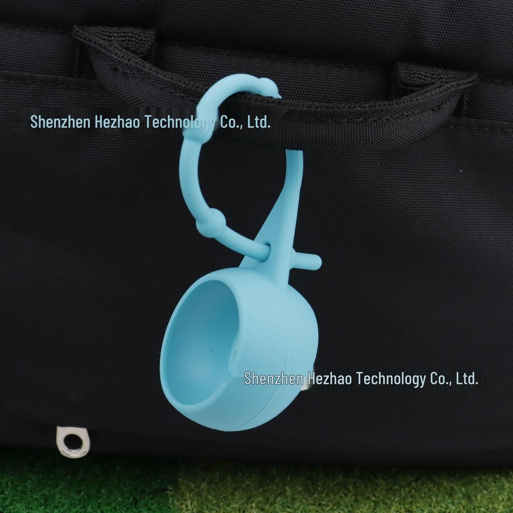 Mini Waist Golf Ball Pouch - PU Leather & Polyester, Portable Storage, Multiple Styles