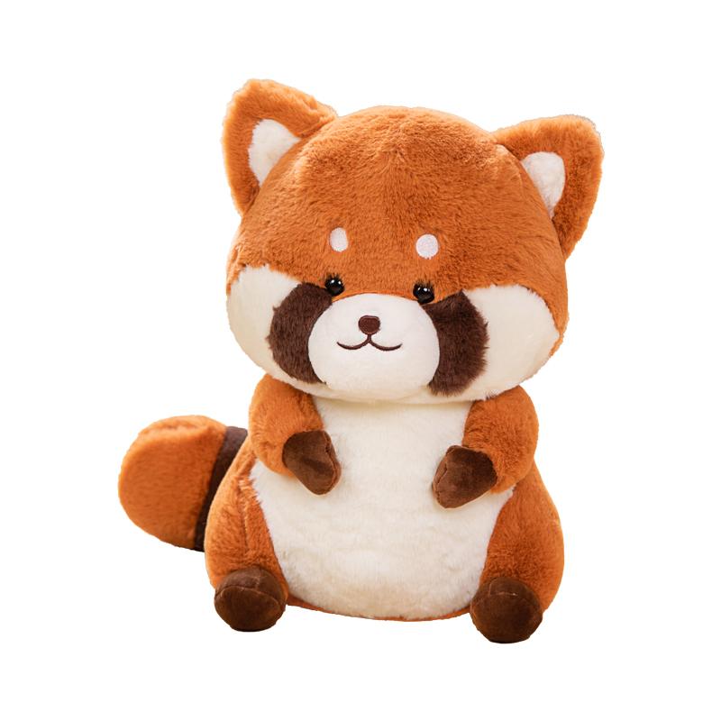 1pc 35cm Plush Raccoon Plush Toys Lovely Raccoon Pillow Stuffed Soft Animal Cushion Nice Birthday Christmas Gift for Girl