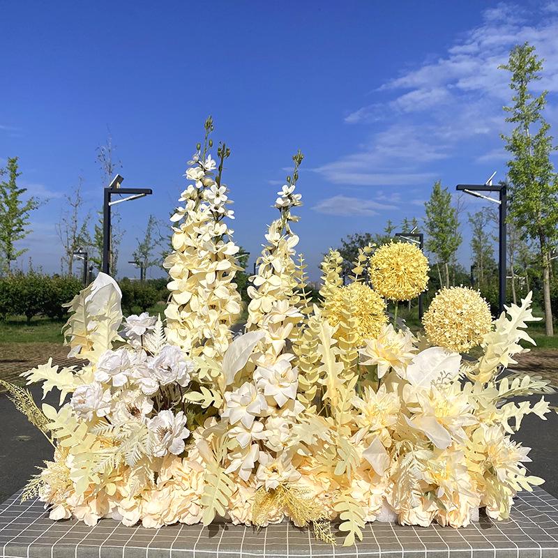 Silk Floral Wedding Aisle & Wall Decoration