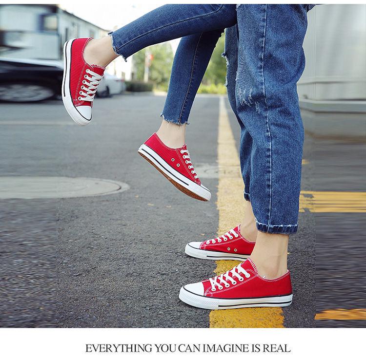 Unisex Low-Top Canvas Sneakers, Classic Korean Style, Versatile Casual Shoes, Perfect for Couples and Students, Model H01