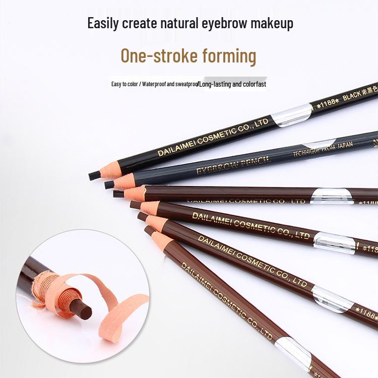 Microblading 1818 Waterproof Eyebrow Pencil – Tear-off Design, Long-lasting, Durable, Perfect for Photo Studio and Professional Training.