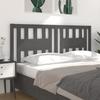 VidaXL Headboard Grey 166x4x100 Cm Solid Pine Wood 818682