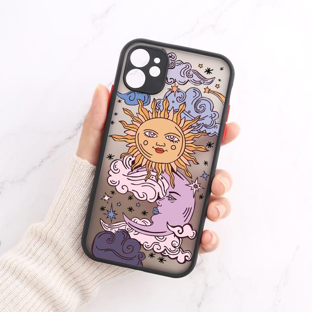 

Капа с цветком для Iphone 11 Capinha Iphone 14 Pro Max Funda Iphone 12 13 Pro Max Xr Xs X 8 Plus 7 Se 2022 13 Mini Hard Matte Coque For iPhone 13Pro Max