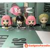 4pcs  Anime Spy X Family Anya Forger PVC Action Figure Collection Model Toys