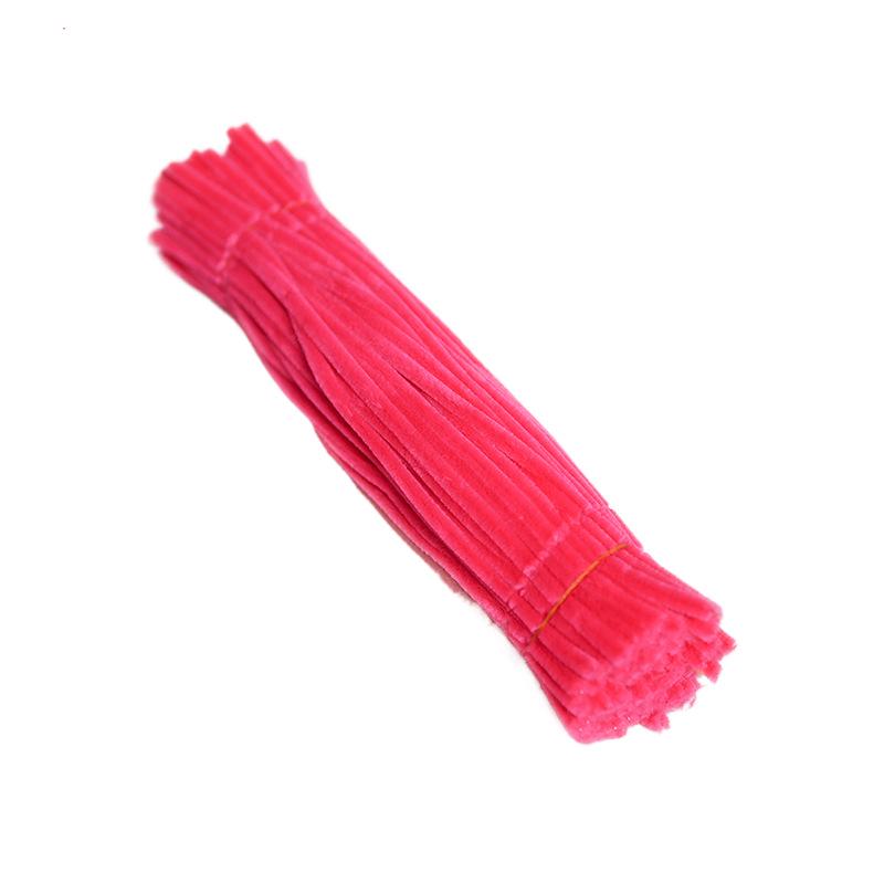 Dense Chenille Stems: Plush DIY Craft Strips for Children's Educational and Creative Handmade Projects