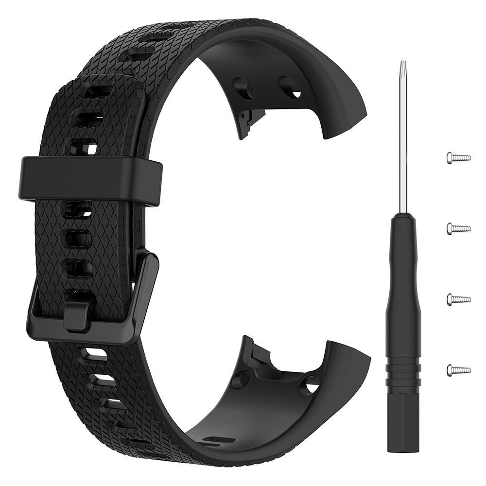 For Garmin Vivosmart HR Replacement Strap Textured Silicone Watch Band with Screwdriver