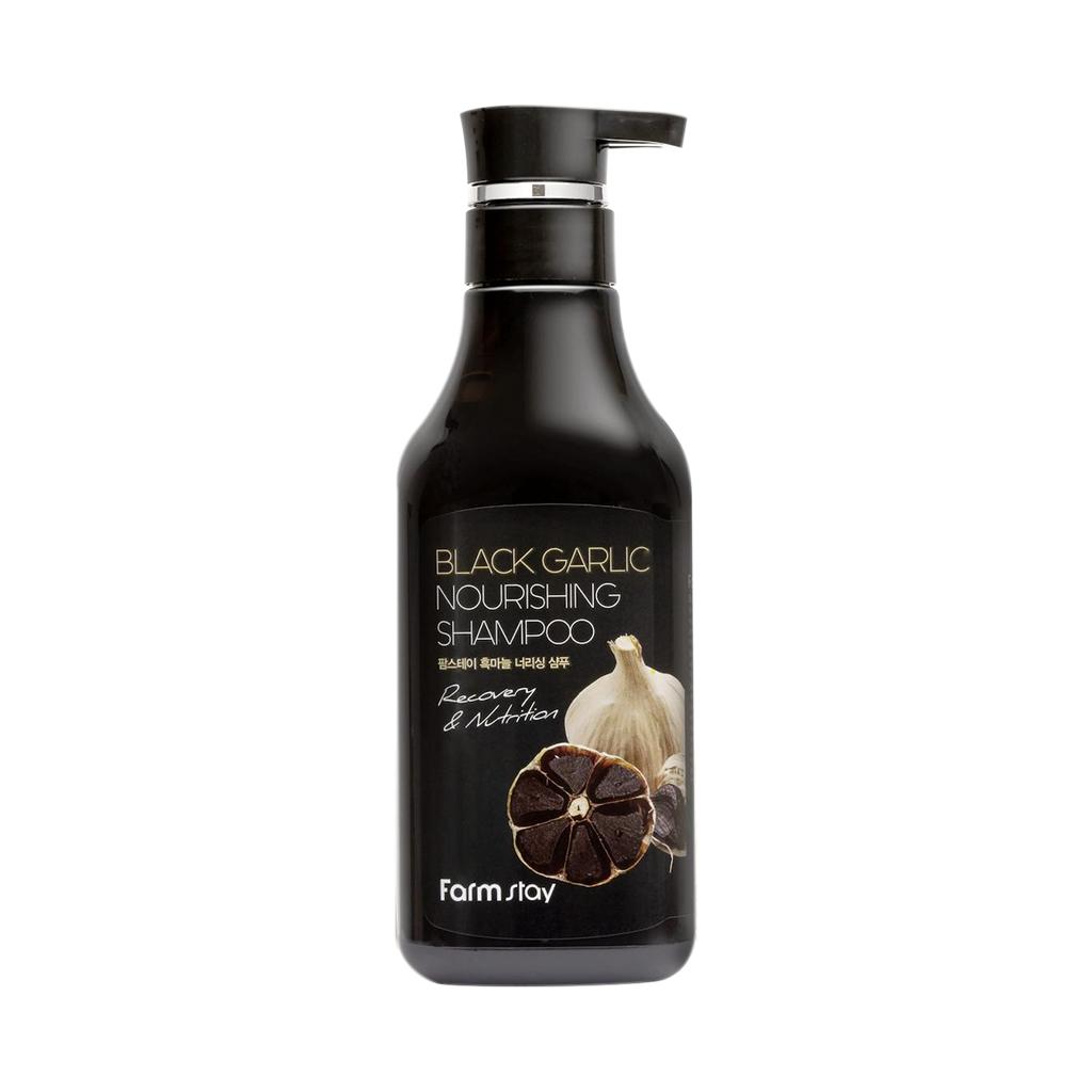 

FARM STAY Black Garlic Nourishing Shampoo 530ml - питательный шампунь с черным чесноком 1pcs