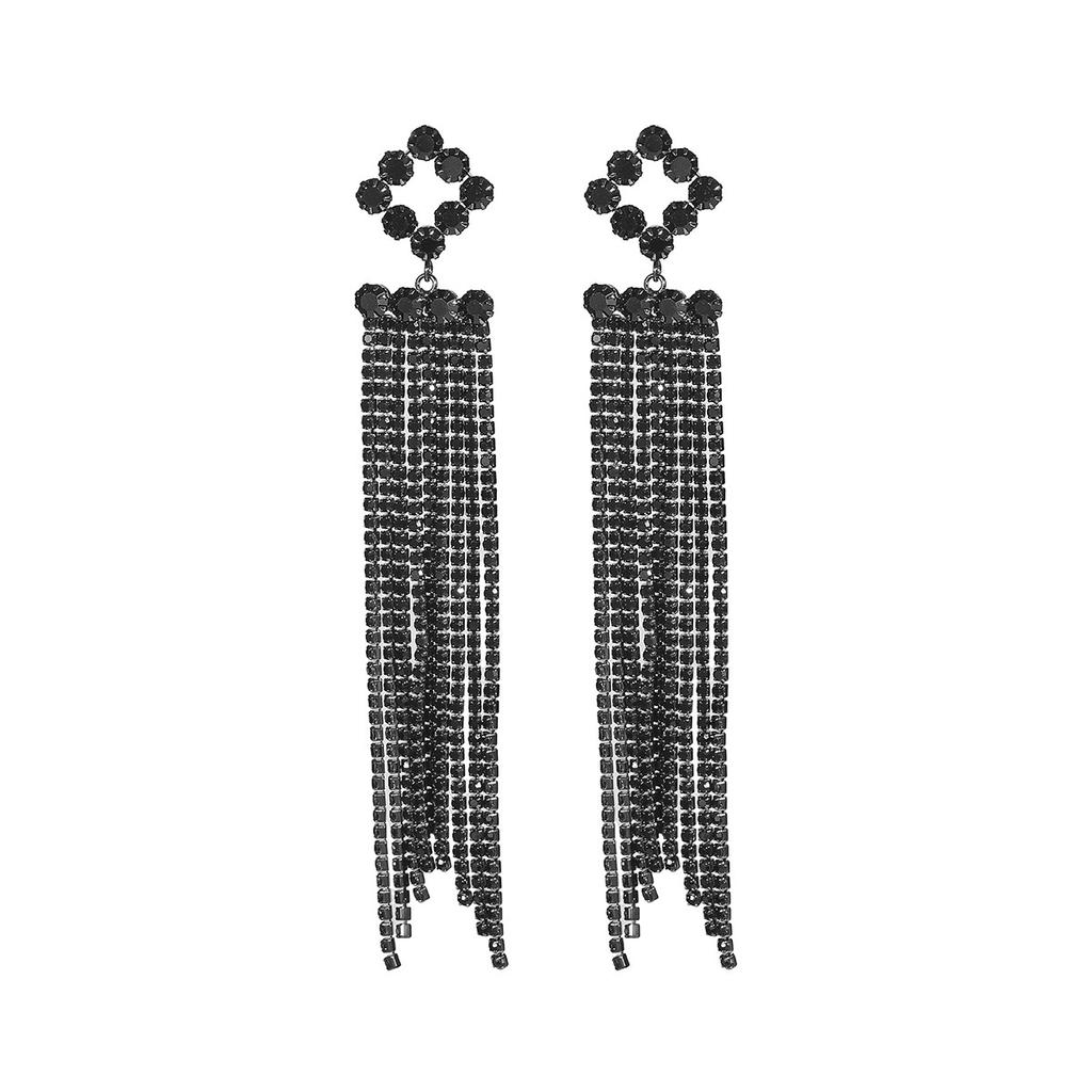 Mode Elektrophorese verblasst nicht lange Fransenohrringe