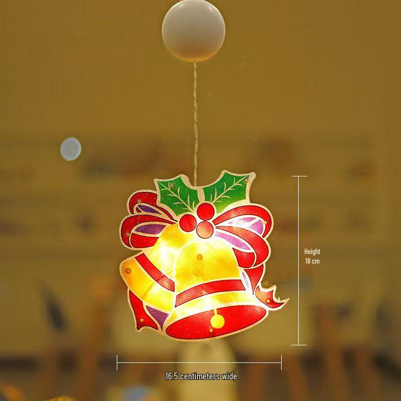 Grenzüberschreitende Weihnachts-Saugnapflichter: Weihnachtsmann, Rentier & Baumdekorationen für Schaufenster und Feiertagsatmosphäre