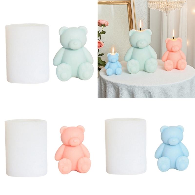 Silikon Bärenform Duftkerzenform Für Heimdekorationen Bastelprojekte Und Künstlerische Kreation Mit Feinem Detail