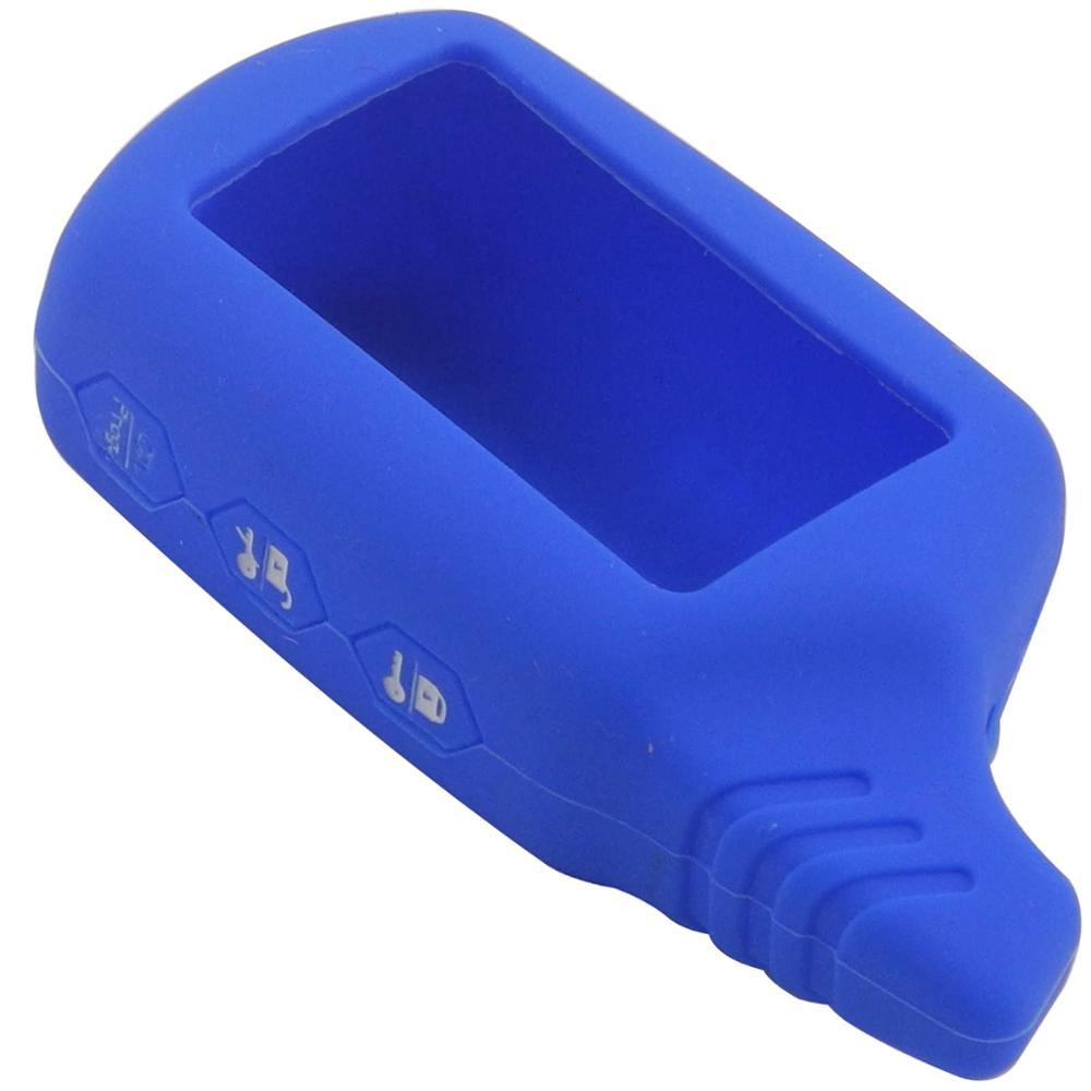 Jingyuqin Panther Schlüsselanhänger Silikonhülle für Original Starline B9/B91/B6/B61/A91/A61/V7 LCD 2-Wege Auto Fernbedienungs-Alarmsystem