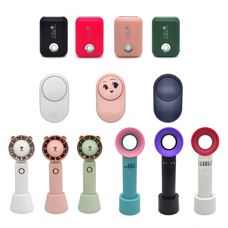 Grafted Nail Cooling Conditioning Eye Fan Glue Rechargeable Extension Lash Handheld Bladeless Blower Air Dryer Eyelash USB Mini