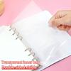 A6 Accounting Book 100Sheets Loose Leaf Notebook Multi-function PU Leather Notebook  Stationery