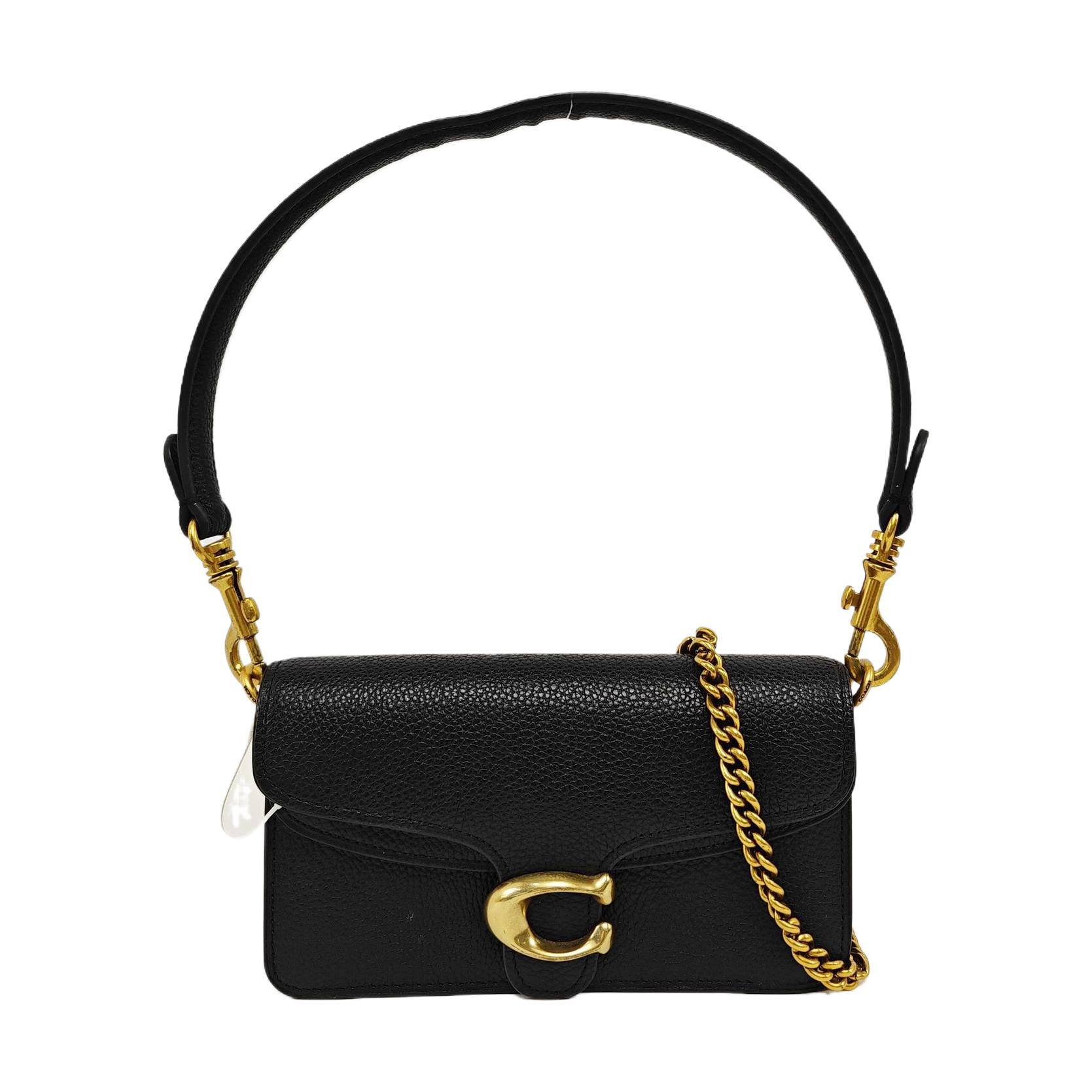 [Pre-Owned] Tabby Black Leather Crossbody Bag - Very Good #BVQFSX ONE SIZE