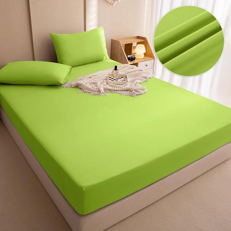 Waterproof Bed Cover Bed Fitted Sheet Home Hotel Bedspread Bedroom Bed Mattress Cover Waterproof Bedding Set Sheet With Elastic Band
