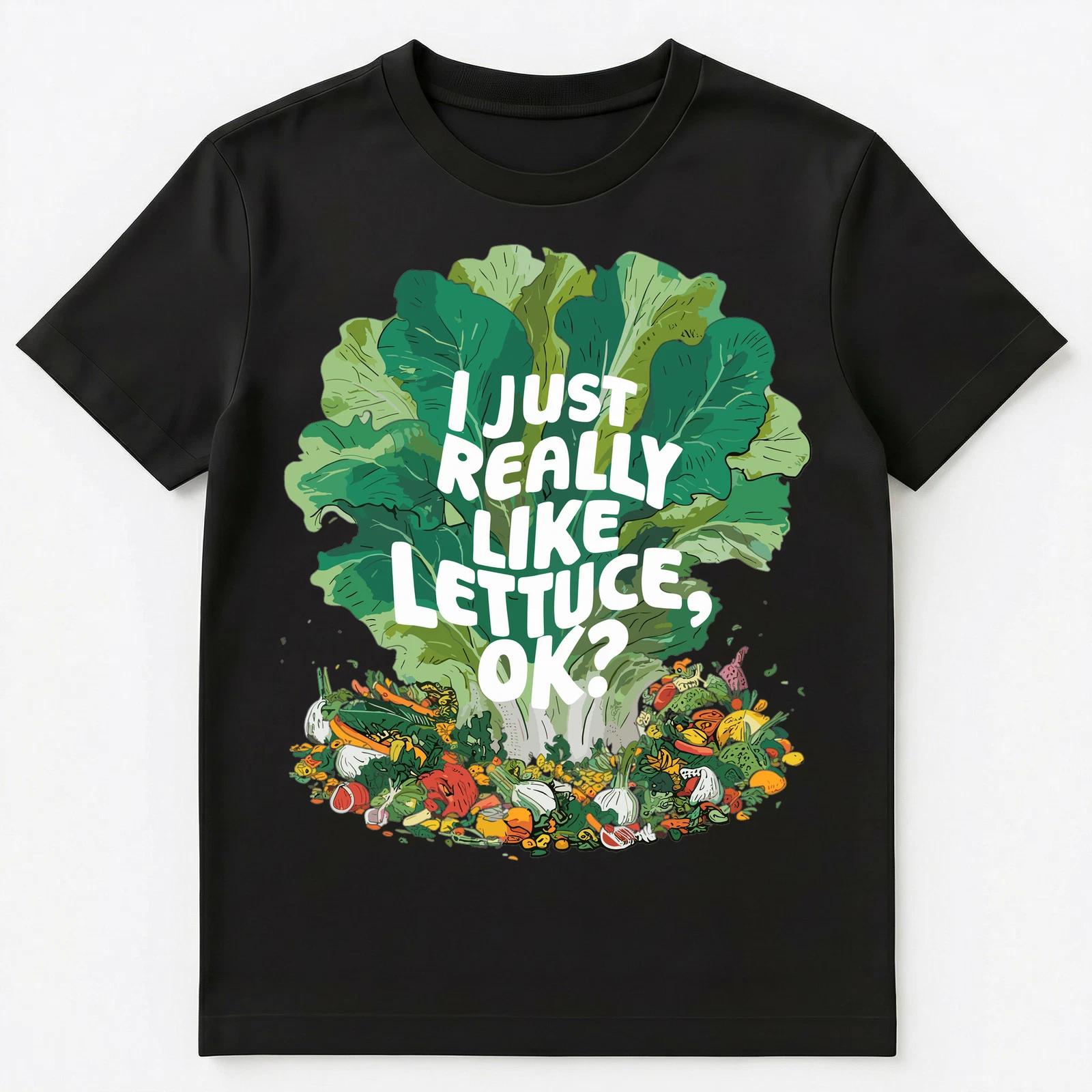 Im Just Really Into Lettuce Ok Unisex T-Shirt M
