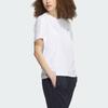 Adidas Rco Graphic Short Sleeve Tee Women Tops White IP7097