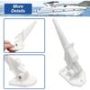 Universal Marine Speed Gauge Acceleration Guide Tube – 80 Mph Speedometer Pitot Tube, Anti-Weed Design, Replacement For Most Boats