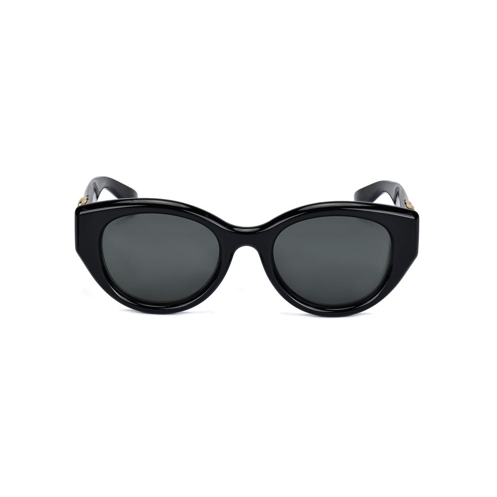 Gucci Logo Injection Cat Eye Sunglasses Women Sunglasses Black GG1976SK001