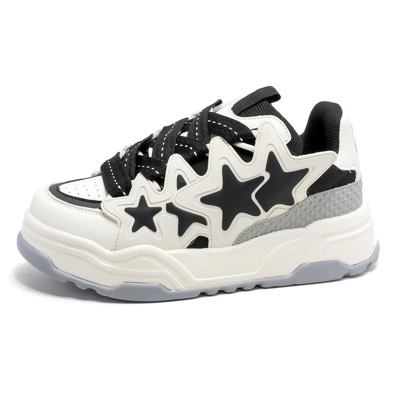 

Мужские и женские кроссовки на платформе со звездами, винтажные дизайнерские кроссовки для скейтбординга, повседневные кроссовки для тенниса и бега, спортивная обувь для улицы, кроссовки в уличном стиле 41
