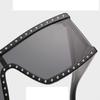 Women's Retro Flat Top Large Oversize Square Frame Sunglasses With Uv400 Protection And Timeless Style