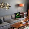 Housse de coussin décorative logo Xbox classique chambre gamer cadeau matelas housse de coussin carrée Dakimakura