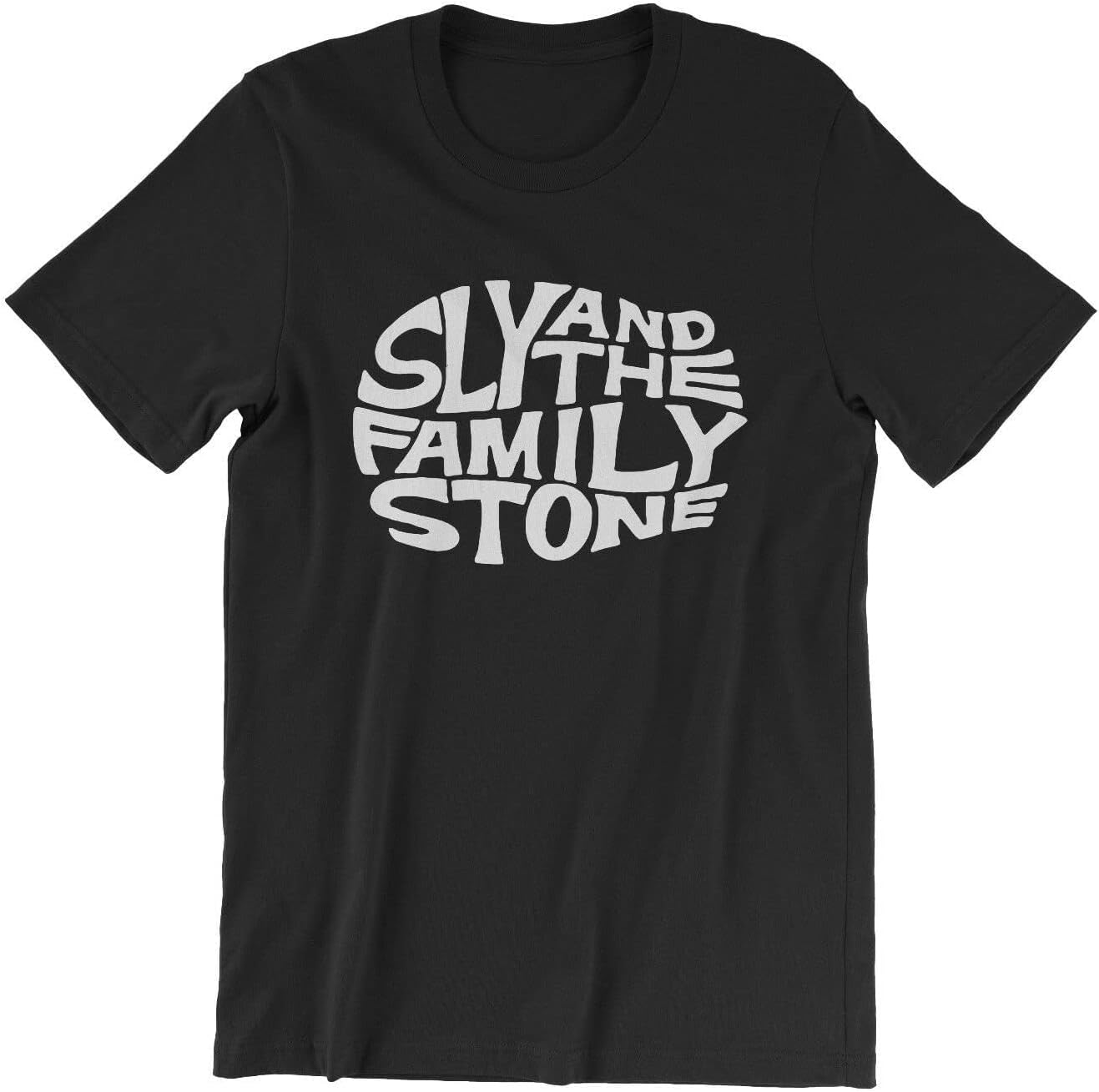 Sly and The Family Stone T Shirt Cotton Men T-Shirt Funk Band L чёрный