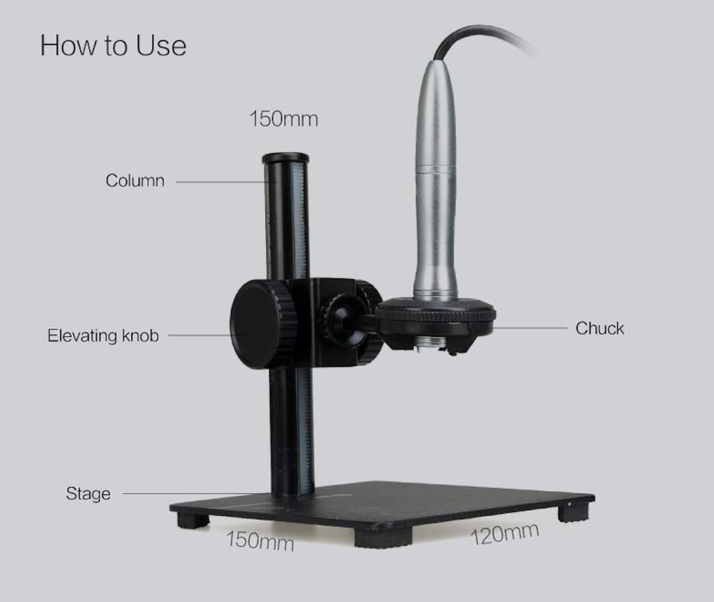 Supereyes Z008 Precision Portable Adjustable Stand for Digital Otoscopes Brand: Supereyes