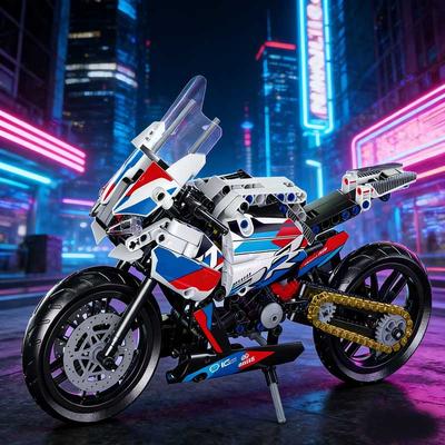 2026 neues 1000RR mechanische Komponenten schwieriges Motorradmodell 500 Teile Puzzle Zusammenbau Baustein Spielzeug Jungen Geschenk