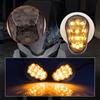 Ygmylandbb Motorcycle Turn Signals LED Turn Signals Motorcycle Turn Signals Direction Signals Smoke Lens Recessed Pack of 2