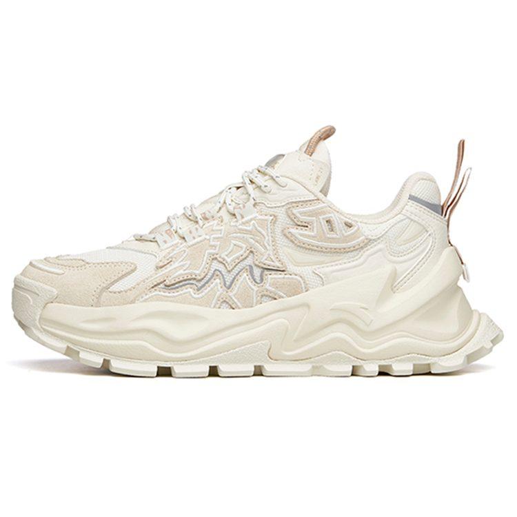 Anta Slip Resistant Slip Resistant Low top Chunky Sneakers Women's Ecru 922138846-1