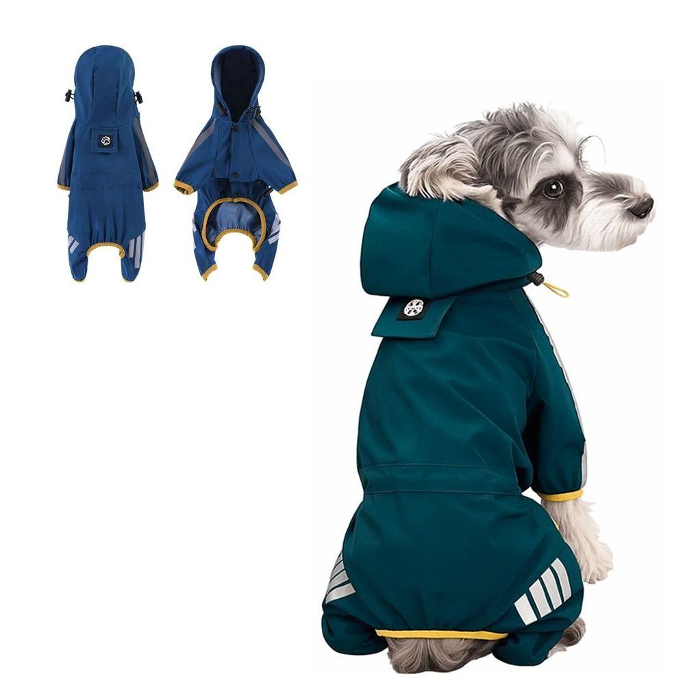 Lightweight Pet Raincoats Waterproof Jumpsuit Raincoat Dog Raincoat for Small Medium Dogs