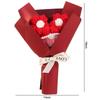 Hand Woven Artifiical Folwer Bouquet Fake Flowers Woven Simulated Flower  Mother's Day
