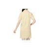 Puma Solid Color Polo Collar Casual Simple Comfortable T-Shirt Dress Women Dress Yellow 676658-42